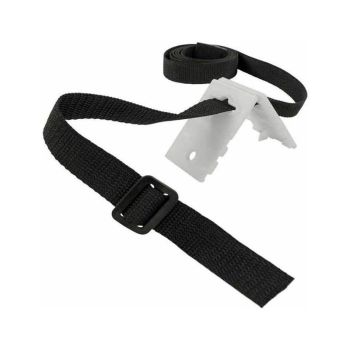 8 Pack Swimming Pool Solar Cover Fixing Kit, Nylon Adhesive Straps Fixing Plates Buckles for Solar Cover Fixing
