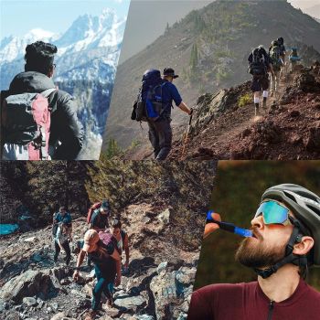 Hydration Bladder Water Reservoir with Insulated Hose, Leak Proof for Cycling Hiking Running Climbing, 1.5L/2L/3L