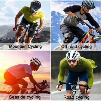 Bike Seat Cushion Cover, Gel Padded Memory Foam Saddle Cover for Men Women, Extra Soft and Comfortable, Black