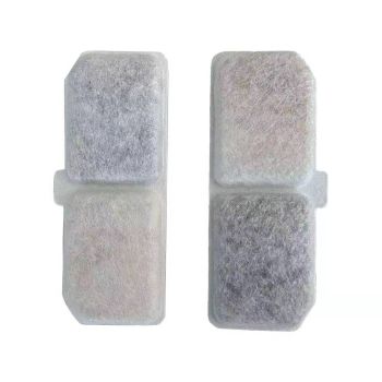 Cat Water Fountain Replacement Filters, 6 Pack Pet Fountain Filters with Activated Carbon and Sponge, Compatible with XC528 3L/101oz Automatic Cat Water Fountains