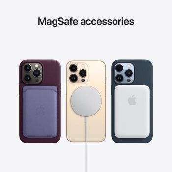 Midnight Silicone Case for iPhone 13 Pro Max, Compatible with MagSafe, Shockproof Soft Liquid Silicone Protective Cover with Microfiber Lining
