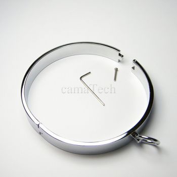 House Of Dasein Stainless Steel Metal Collar Slave Play Bdsm Neck Restraints Fetish - Silver