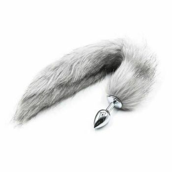 House Of Dasein Stainless Steel Anal Plug Tail Pet Puppy Fox Cosplay Kink Bdsm Fetish - Nainaihui