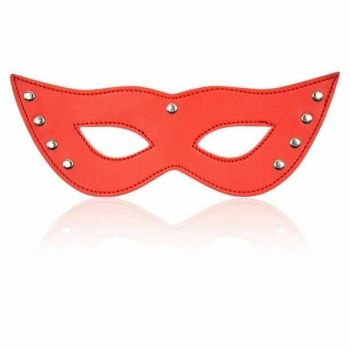 House Of Dasein Black Red Cosplay Bondage Mask Fetish Restraints - Red
