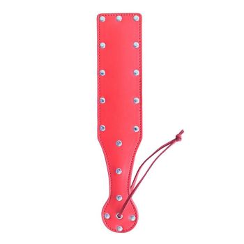 House Of Dasein Pink Red Spanking Paddle Bdsm Impact Play Bondage Kink Fetish - Red