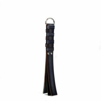 House Of Dasein Three Layer Leather Spanking Strap Impact Toy Bondage Bdsm Restraint - Dark Blue