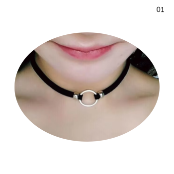 House Of Dasein Bdsm Day Collar Choker Necklace Slave Play Bondage Fetish - Black - Style 1