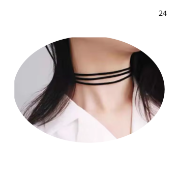 House Of Dasein Bdsm Day Collar Choker Necklace Slave Play Bondage Fetish - Black - Style 24
