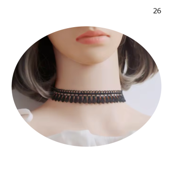 House Of Dasein Bdsm Day Collar Choker Necklace Slave Play Bondage Fetish - Black - Style 26