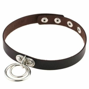 House Of Dasein Black Collar Choker Slave Submissive Bondage Kink Fetish Restraint - Black - As Picture