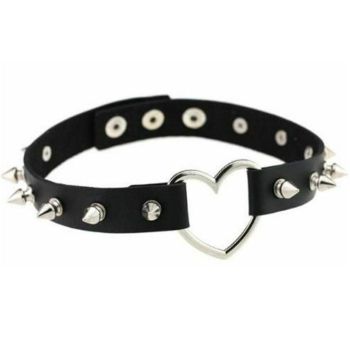 House Of Dasein Black Collar Choker Slave Submissive Bondage Kink Fetish Restraint - Black - As Picture 1