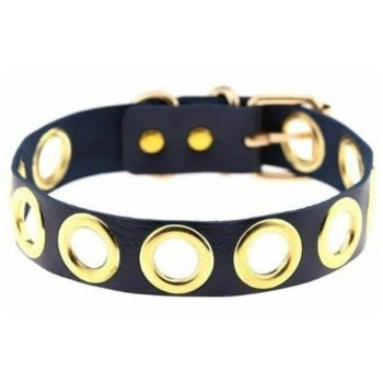 House Of Dasein Black Collar Choker Slave Submissive Bondage Kink Fetish Restraint - Black - As Picture 2