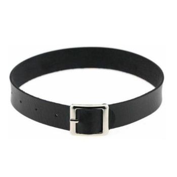 House Of Dasein Black Collar Choker Slave Submissive Bondage Kink Fetish Restraint - Black - As Picture 3