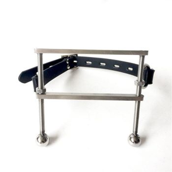 House Of Dasein Metal Open Mouth Gag Tongue Flail Bdsm Bondage Restraints - Black