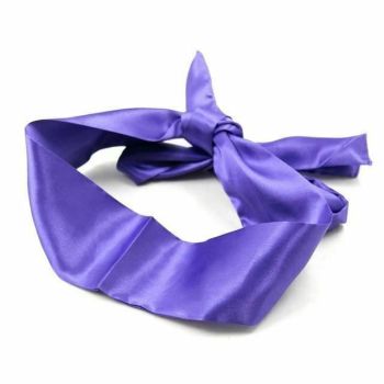 House Of Dasein Satin Eye Mask Bdsm Blindfold Bondage Fetish Restraints - Purple