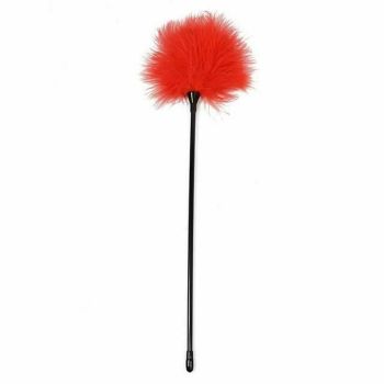 House Of Dasein Fluffy Sensory Clit Tickler Bondage Kink Fetish Restraints - Red