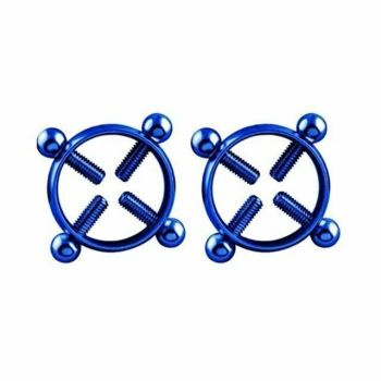 House Of Dasein Small Nipple Clamps 6 Colours Bondage Restraints - Sky Blue