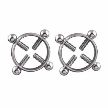 House Of Dasein Small Nipple Clamps 6 Colours Bondage Restraints - Silver