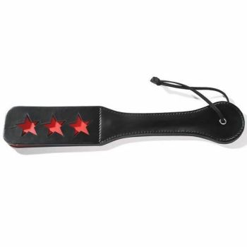 House Of Dasein Spanking Paddle Impact Play Slave Bondage Kink Bdsm Fetish Restraints - Red - B Star