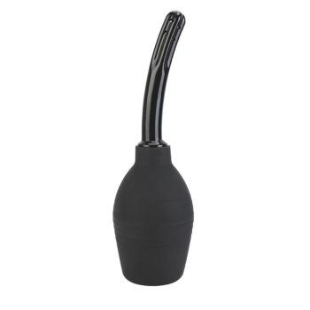 House Of Dasein Anal Washer Nozzle Pump Vaginal Shower Butt Plug Sex Toys Douche Enema - Black - 310Ml - An020