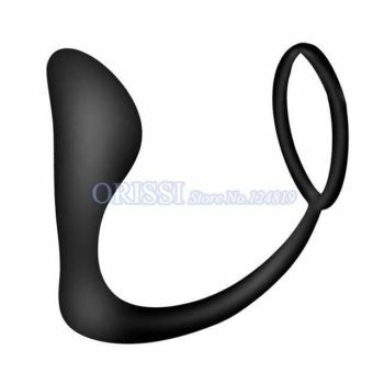House Of Dasein Anal Vibrator Cock Ring Testicle Male Prostate Massager - Black - Model A