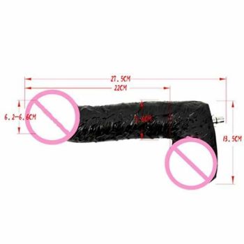 House Of Dasein Premium Sex Machine Attachments Vac U Lock Dildo Suction Cup Anal Plug - Super Big 27X6cm