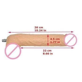 House Of Dasein Premium Sex Machine Attachments Vac U Lock Dildo Suction Cup Anal Plug - 26 X 4.5 Cm