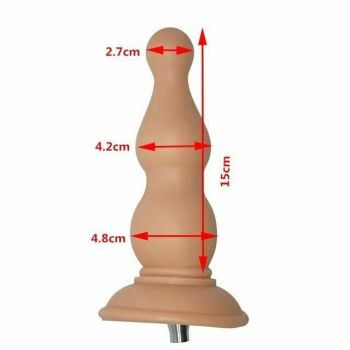 House Of Dasein Premium Sex Machine Attachments Vac U Lock Dildo Suction Cup Anal Plug - Anal Plug 17.5X4.8Cm