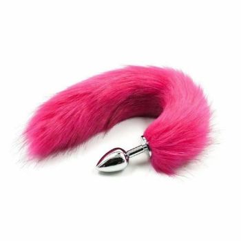 House Of Dasein Fluffy Fox Bunny Tail Anal Plug Pet Play Bdsm Cosplay - Rose Red - Fox Tail