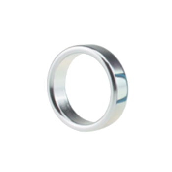 House Of Dasein Metal Cock Ring Aluminium Alloy Male Three Sizes - Silver - 45Mm