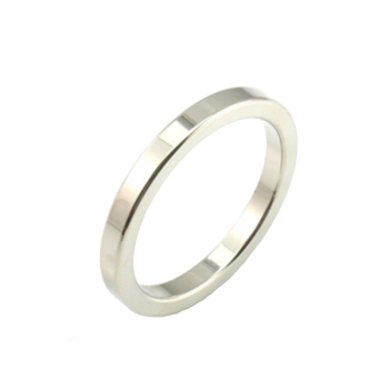 House Of Dasein Metal Cock Ring Aluminium Alloy Male Three Sizes - Silver - 50Mm