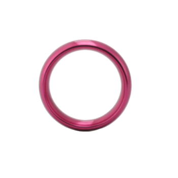House Of Dasein Metal Cock Ring Aluminium Alloy Male Three Sizes - Red - 40Mm
