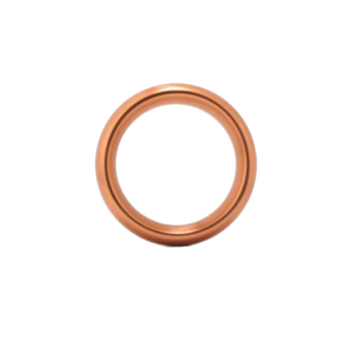 House Of Dasein Metal Cock Ring Aluminium Alloy Male Three Sizes - Gold - 40Mm