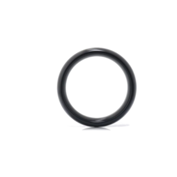 House Of Dasein Metal Cock Ring Aluminium Alloy Male Three Sizes - Black - 40Mm