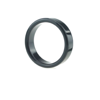 House Of Dasein Metal Cock Ring Aluminium Alloy Male Three Sizes - Black - 45Mm