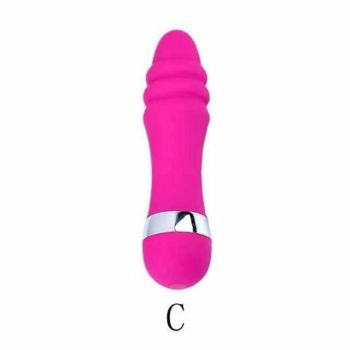 House Of Dasein Pink Mini Vibrator Silicone G-Spot Anal Stimulation - Pink - Type C