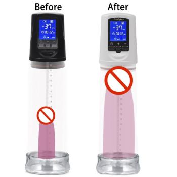 House Of Dasein Electric Penis Vacuum Pump Usb Rechargeable Cock Enlargement Bdsm - Black