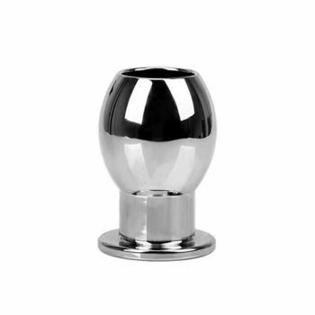 House Of Dasein Stainless Steel Hollow Anal Dilator Butt Plug Bdsm Medical Play - Small - Smooth