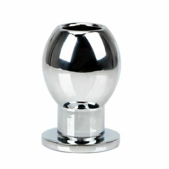 House Of Dasein Stainless Steel Hollow Anal Dilator Butt Plug Bdsm Medical Play - Large - Smooth