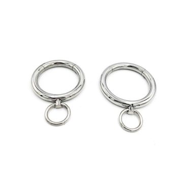 House Of Dasein Stainless Steel Bdsm Handcuffs Ankle Cuffs Collar Metal Bondage Restraints Kit - Female - Handcuffs