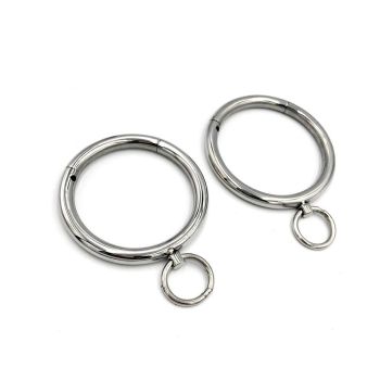 House Of Dasein Stainless Steel Bdsm Handcuffs Ankle Cuffs Collar Metal Bondage Restraints Kit - Female - Ankle Cuffs