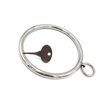House Of Dasein Stainless Steel Bdsm Handcuffs Ankle Cuffs Collar Metal Bondage Restraints Kit - Female - Collar