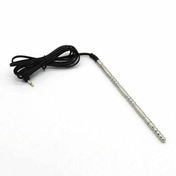 House Of Dasein Electro Shock Nipple Clamps Suction Sound Butt Plug Cock Rings Bdsm - Black - Catheter Sounds