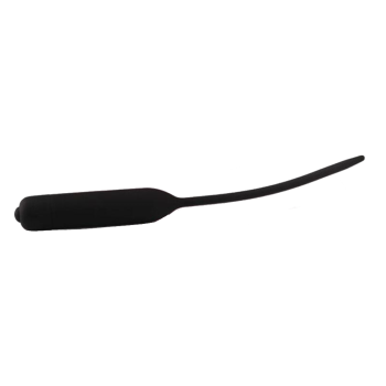 House Of Dasein Black Pink Silicone Urethral Sound Beaded Penis Plug Vibrator - Black - Plug