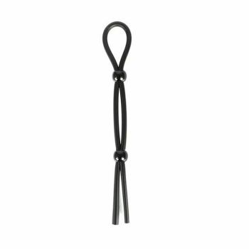 House Of Dasein Silicone Rings Cock Ties Time Delay Erection Penis Men - Double Black Clip - Double Black Clip