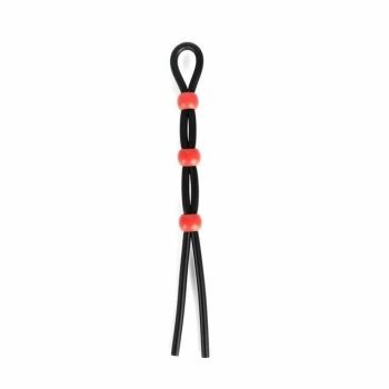 House Of Dasein Silicone Rings Cock Ties Time Delay Erection Penis Men - Triple Red Clip - Triple Red Clip
