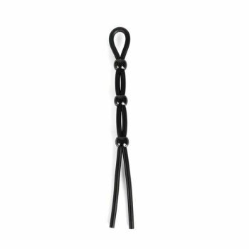 House Of Dasein Silicone Rings Cock Ties Time Delay Erection Penis Men - Triple Black Clip - Triple Black Clip