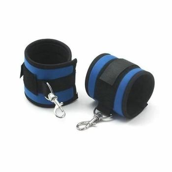 House Of Dasein Soft Handcuffs Bdsm Beginner Bondage Blue Red Purple Restraints - Blue