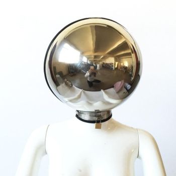 House Of Dasein Stainless Steel Full Head Cover Helmet Bondage Kink Fetish Restraint - Female