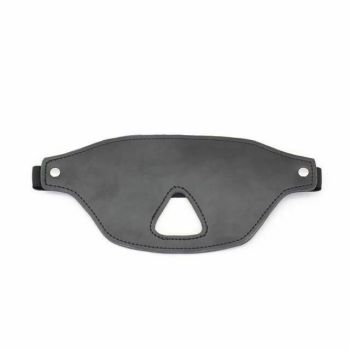 House Of Dasein Black Blindfold Nose Cut Out Sensory Deprivation Bdsm Bondage Restraints - Black